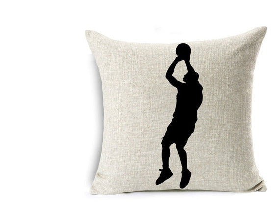Basketball Pillow Cover for Sports Fans – Cozy & Fun