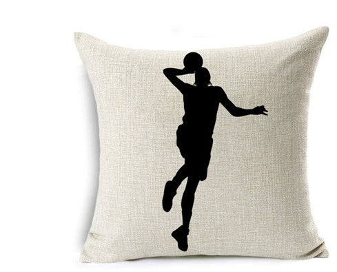 Basketball Pillow Cover for Sports Fans – Cozy & Fun
