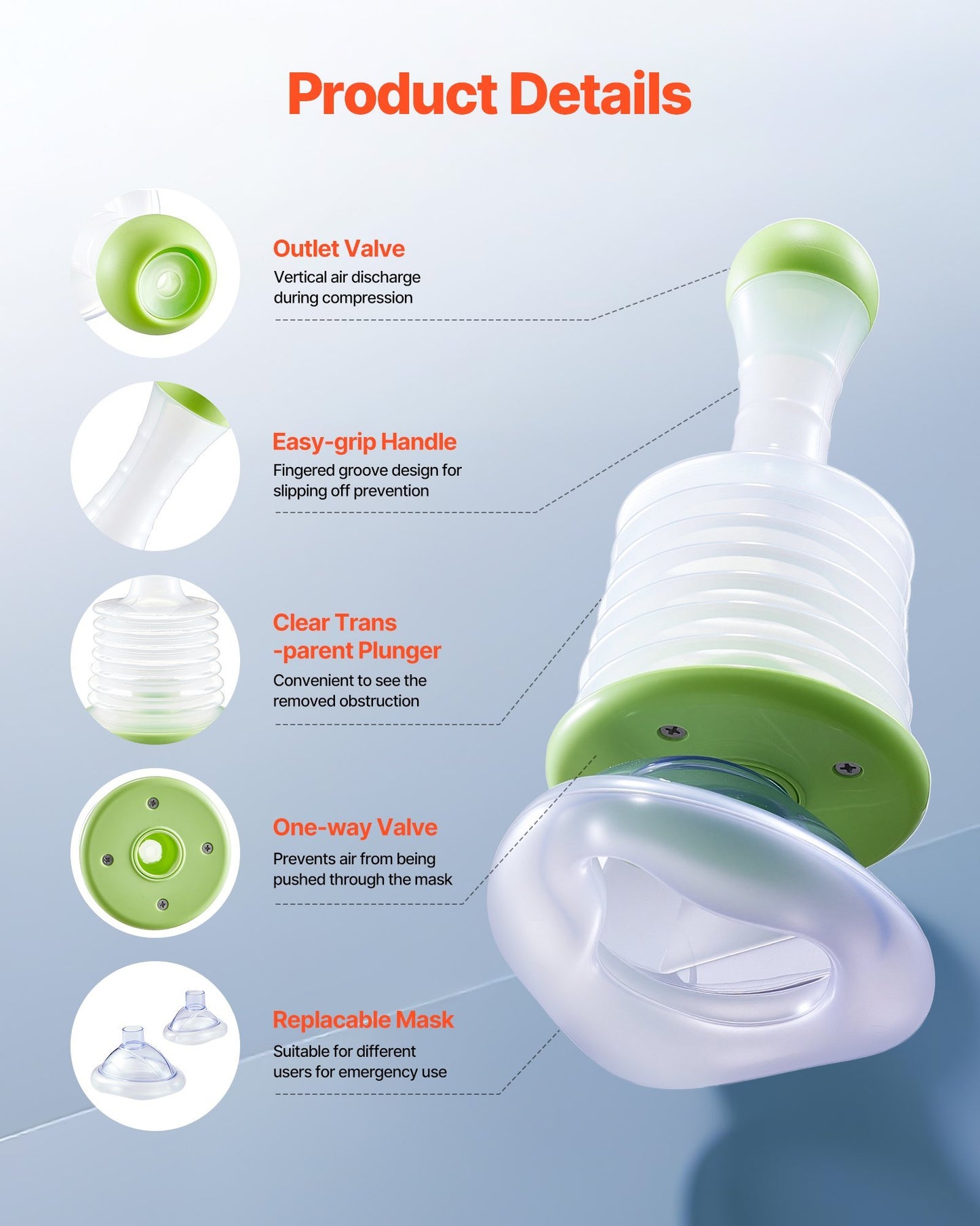 Portable Choking Rescue Device – Quick Airway Relief Anywhere