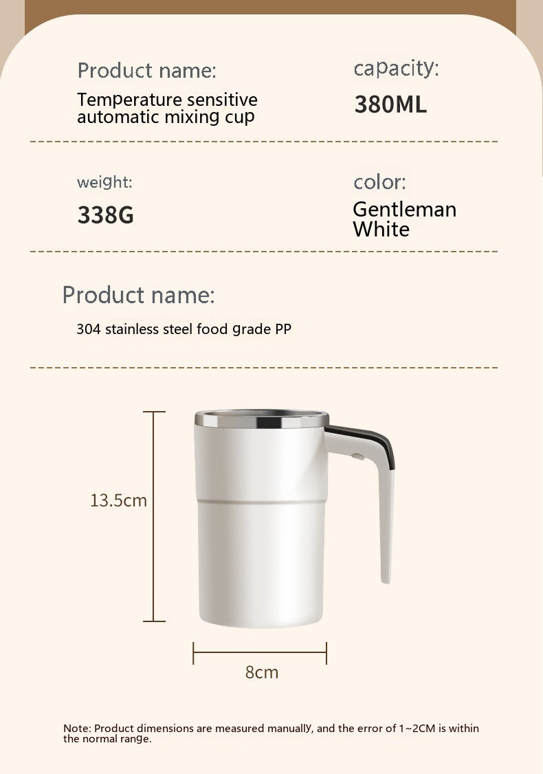 Smart Self-Mixing Coffee Cup for Smooth, Perfect Drinks