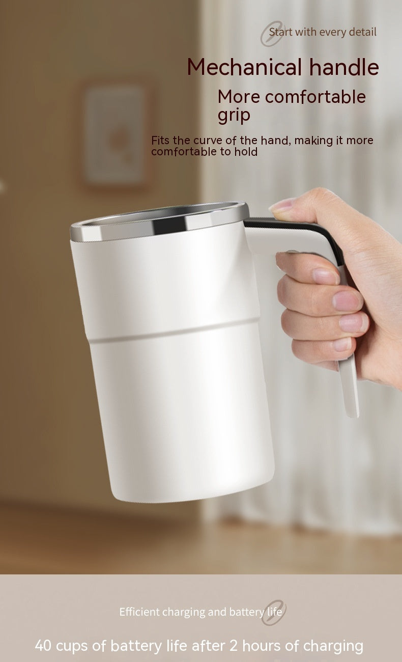 Smart Self-Mixing Coffee Cup for Smooth, Perfect Drinks