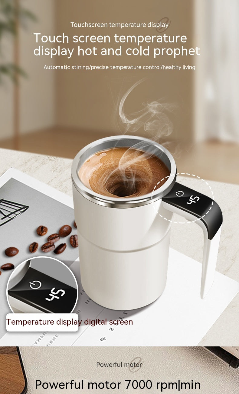 Smart Self-Mixing Coffee Cup for Smooth, Perfect Drinks