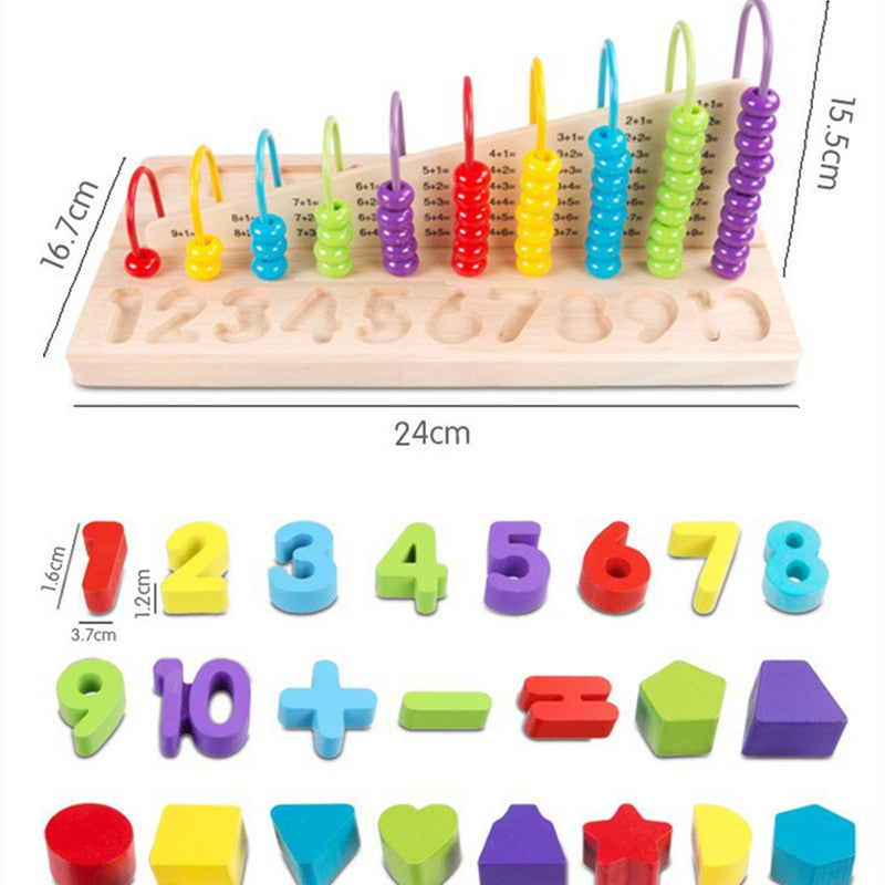 Three in one shape digital logarithmic board
