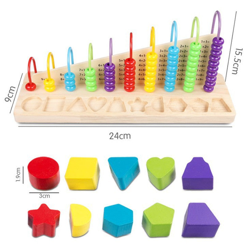 Three in one shape digital logarithmic board