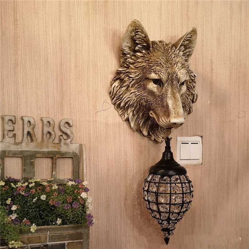 Vintage Resin Wall Lamp – Ideal for Restaurants and B&Bs