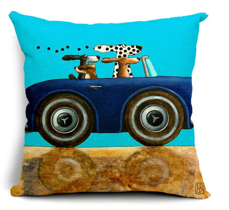 Wang Star Cartoon Dog Pillows – Soft & Fun Cushions
