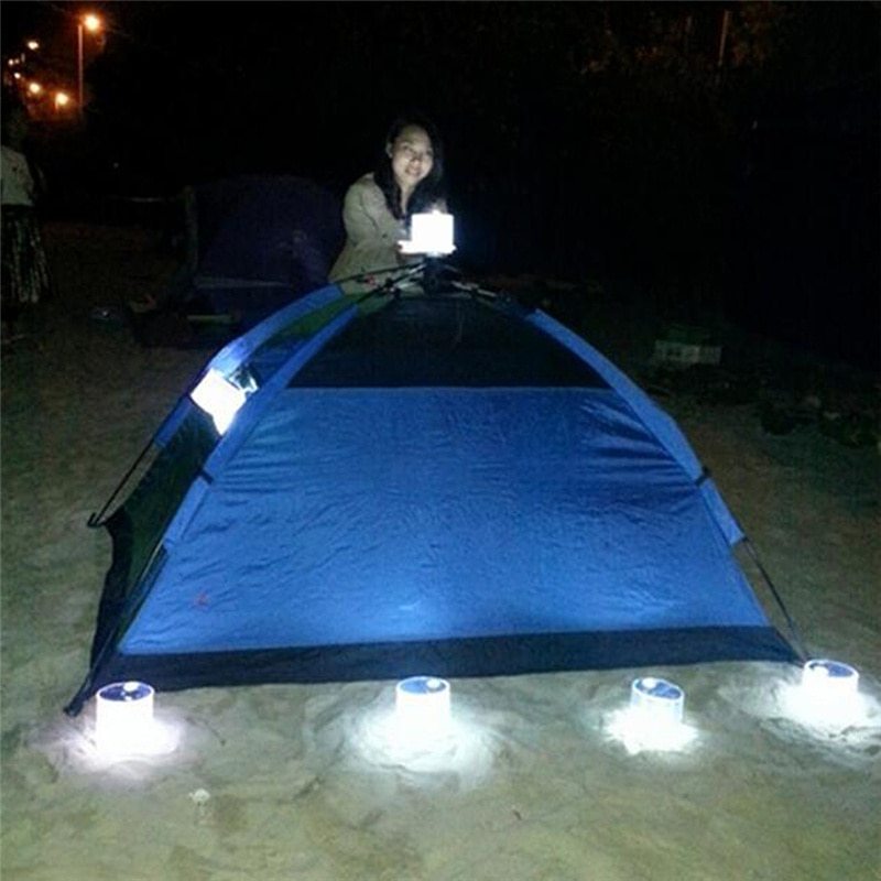 Foldable Solar LED Lamp – Bright Light Anywhere, Anytime