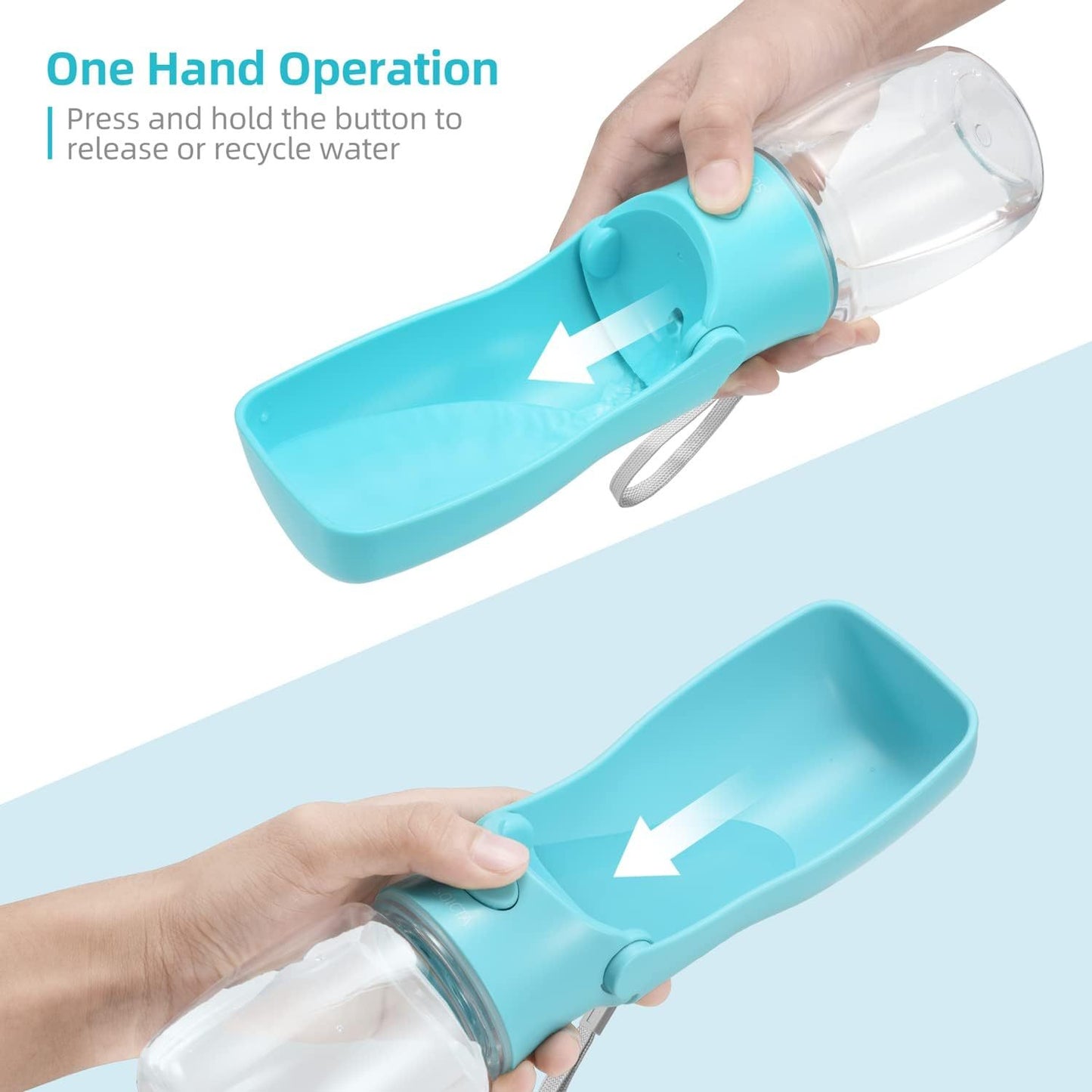Convenient Pet Water Bottle – Hydration Made Easy for Dogs
