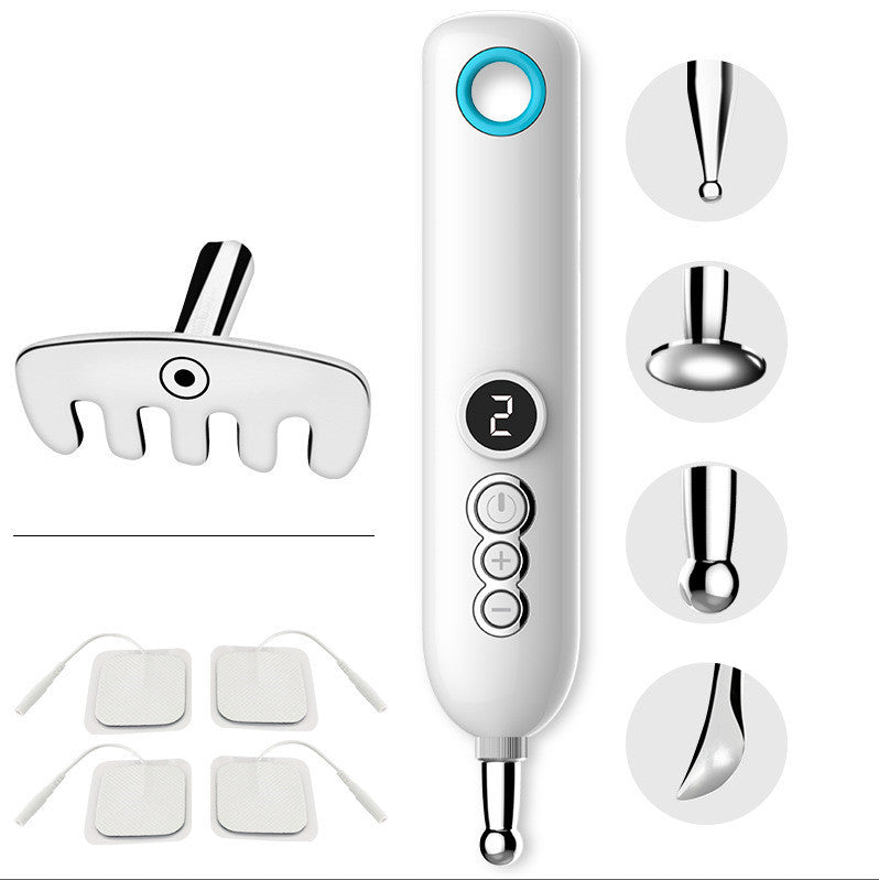 Electronic acupuncture instrument point massage pen