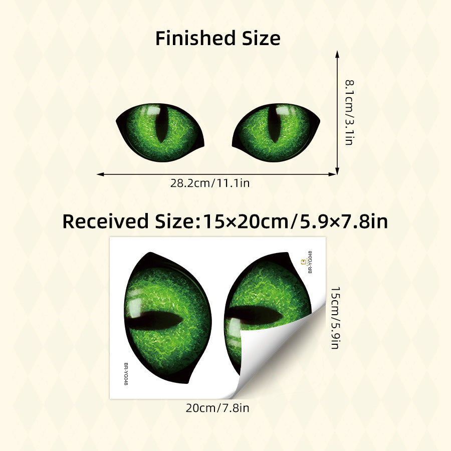 Luminous Cat Eye Sticker