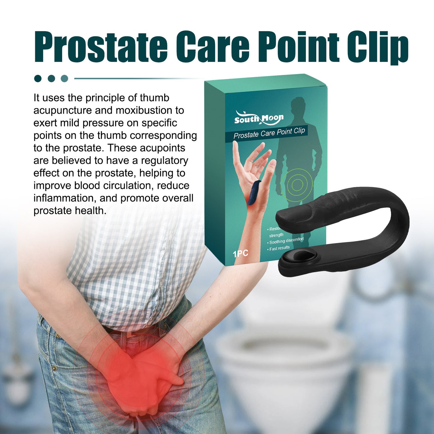 Men's Care Point Clip Relieving Front Discomfort Point Clip