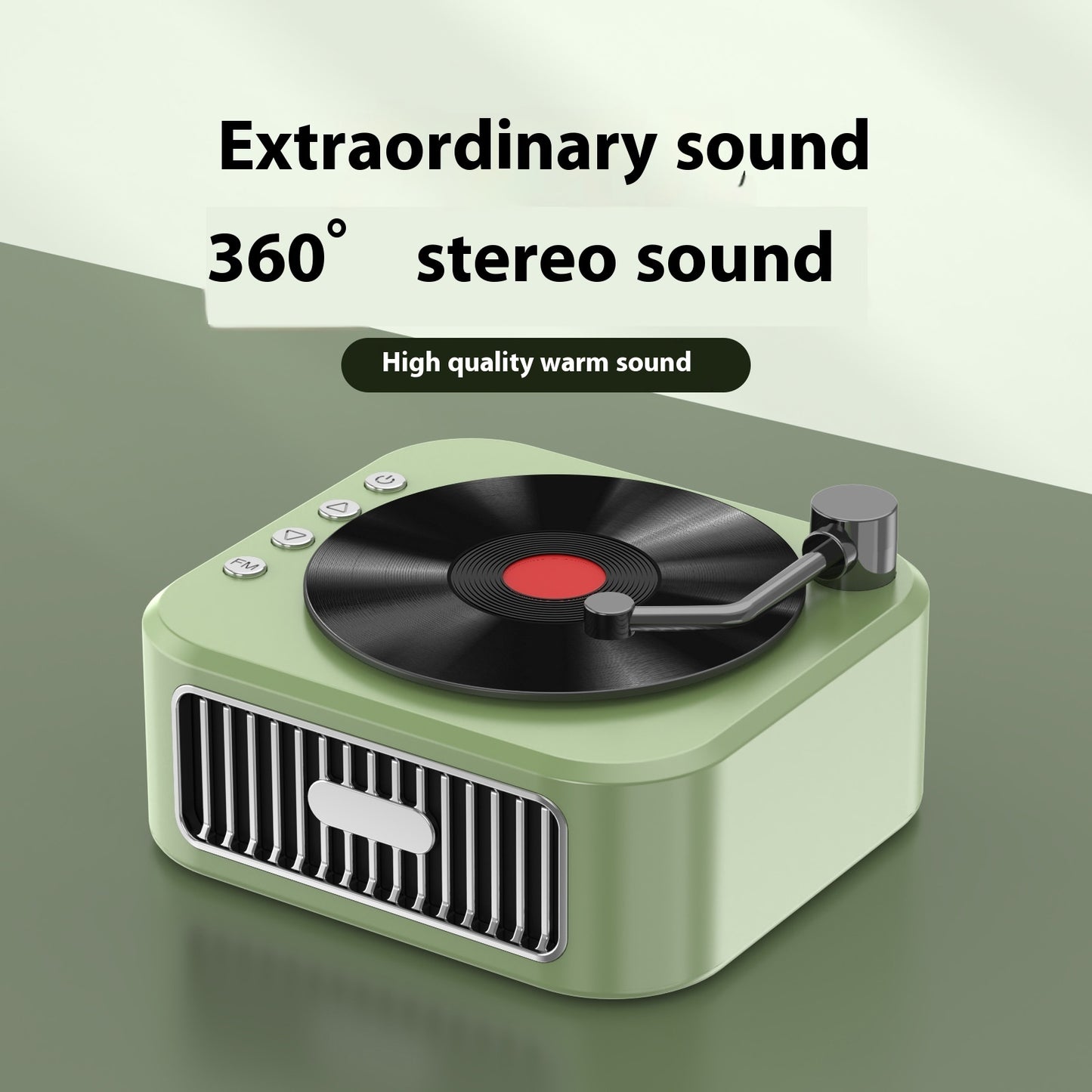 Portable Vinyl Phonograph Speaker – Classic Sound, Modern Style