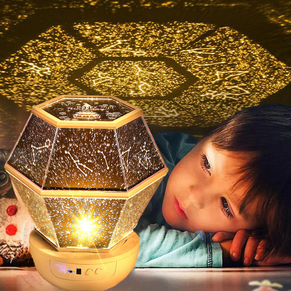 Magical Starry Sky Night Light Projector for Kids' Rooms