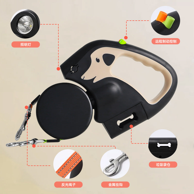Walk Two Dogs Easily with Our Retractable Double Leash