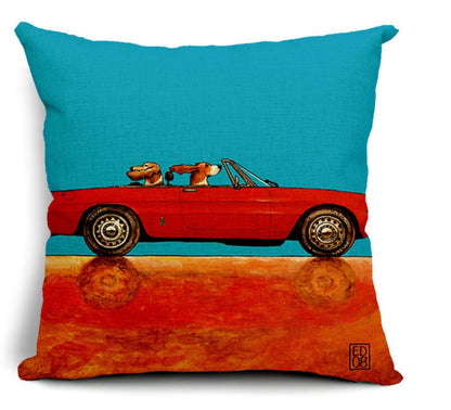 Wang Star Cartoon Dog Pillows – Soft & Fun Cushions