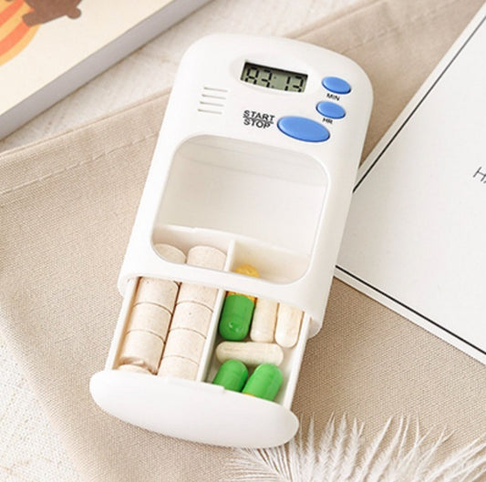 Smart Portable Medicine Reminder Box for Easy Daily Doses