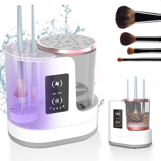 Effortless Makeup Brush Cleaning with Electric Cleaner Tool