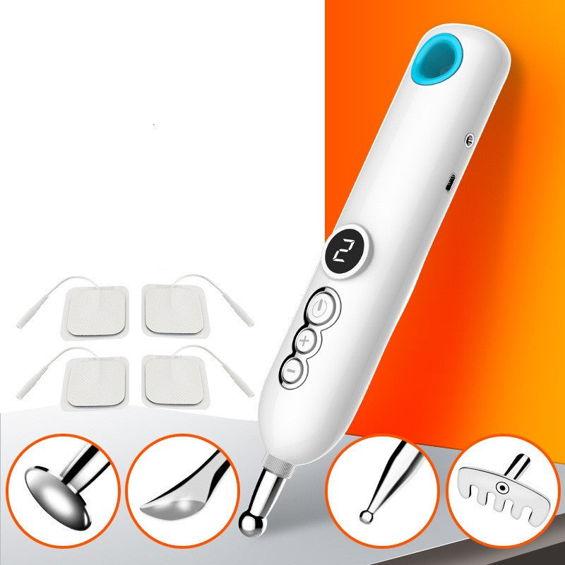 Electronic acupuncture instrument point massage pen
