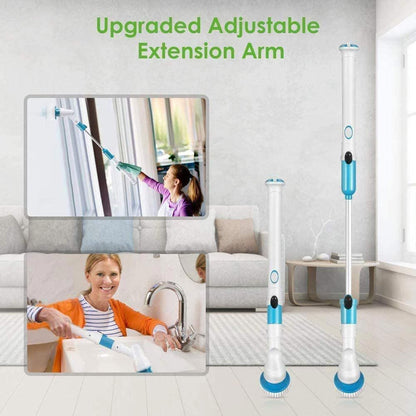 Powerful Rotating Electric Cleaning Brush for Easy Scrubbing