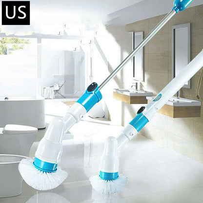 Powerful Rotating Electric Cleaning Brush for Easy Scrubbing