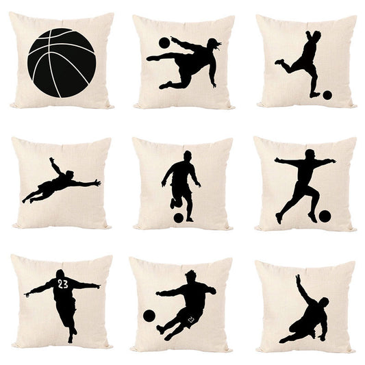 Basketball Pillow Cover for Sports Fans – Cozy & Fun