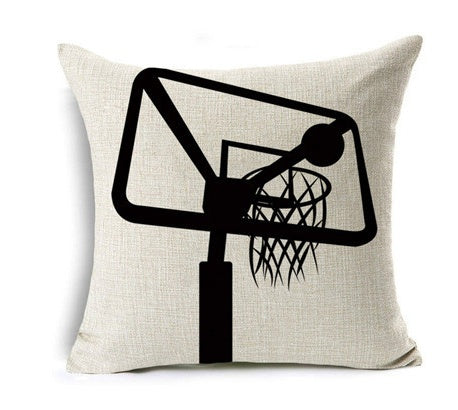 Basketball Pillow Cover for Sports Fans – Cozy & Fun