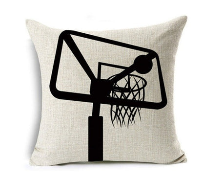 Basketball Pillow Cover for Sports Fans – Cozy & Fun