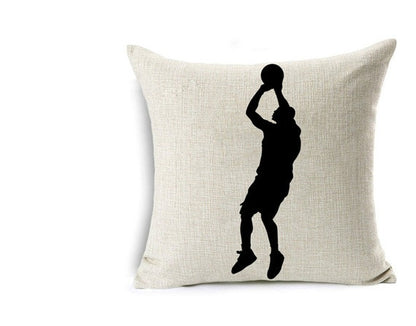 Basketball Pillow Cover for Sports Fans – Cozy & Fun