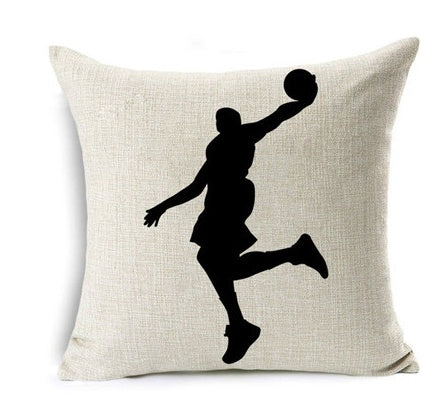 Basketball Pillow Cover for Sports Fans – Cozy & Fun