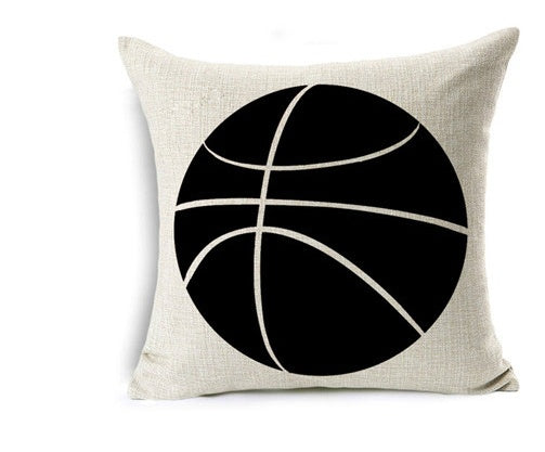 Basketball Pillow Cover for Sports Fans – Cozy & Fun