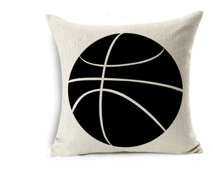 Basketball Pillow Cover for Sports Fans – Cozy & Fun
