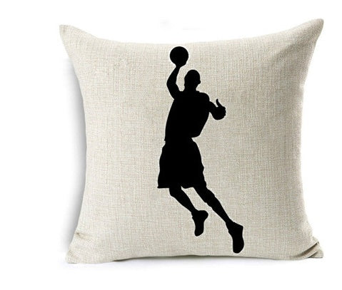 Basketball Pillow Cover for Sports Fans – Cozy & Fun