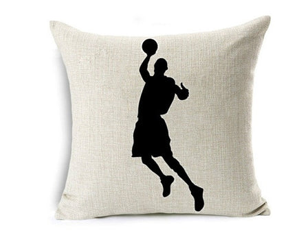 Basketball Pillow Cover for Sports Fans – Cozy & Fun