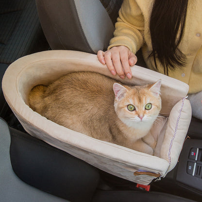 Pet Car Seat Carrier – Comfortable Travel for Small Pets
