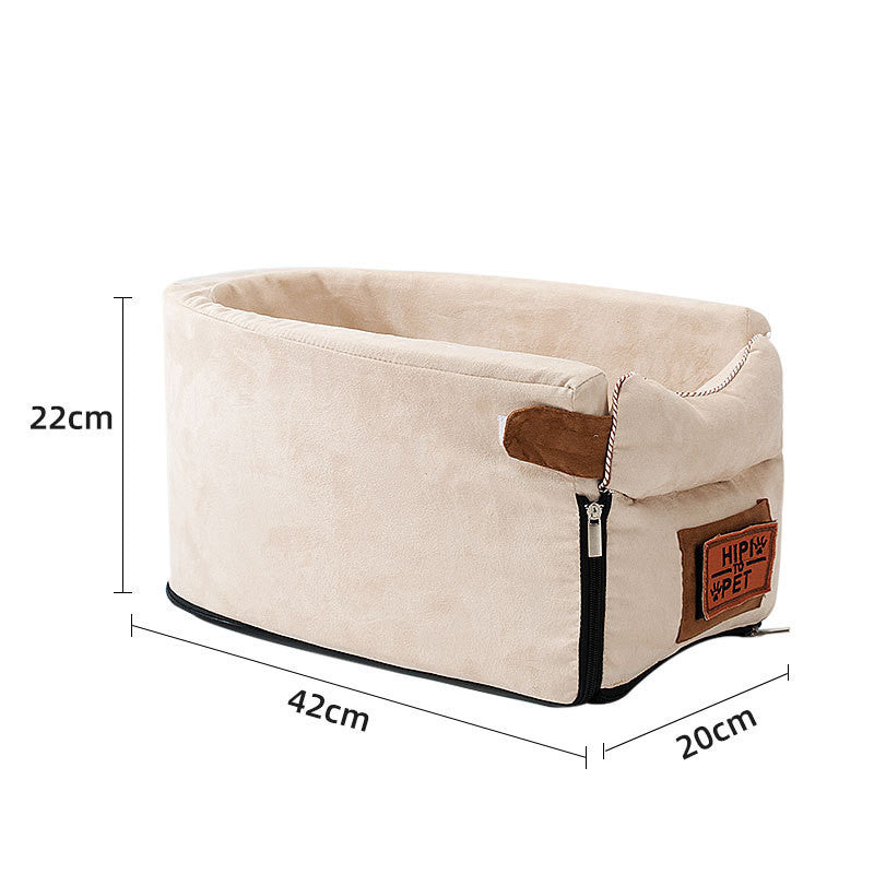 Pet Car Seat Carrier – Comfortable Travel for Small Pets