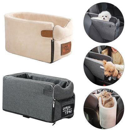 Pet Car Seat Carrier – Comfortable Travel for Small Pets