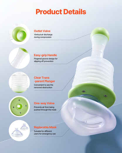 Portable Choking Rescue Device – Quick Airway Relief Anywhere
