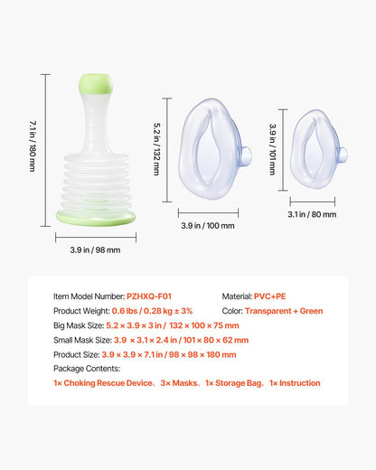Portable Choking Rescue Device – Quick Airway Relief Anywhere