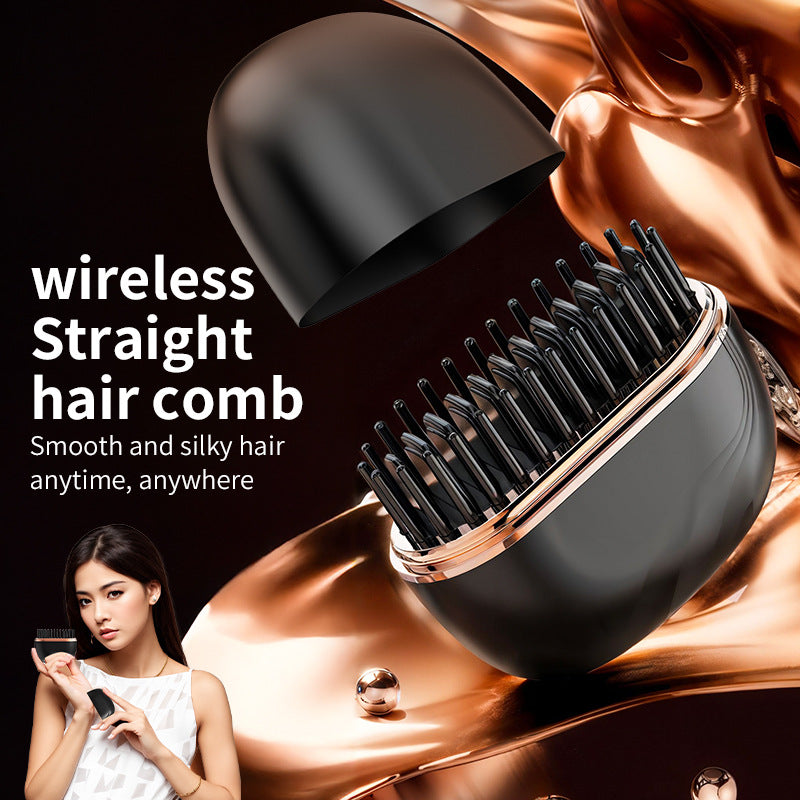 Wireless Mini Hair Straightener Comb for Quick Daily Styling