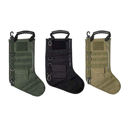 Military-Style MOLLE Christmas Stocking for Storage and Gear