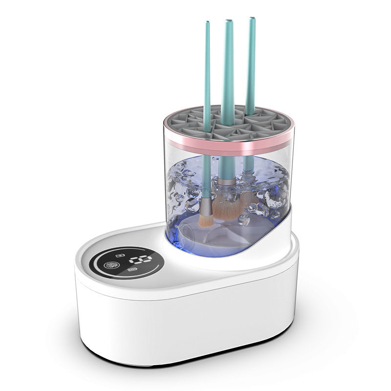 Effortless Makeup Brush Cleaning with Electric Cleaner Tool