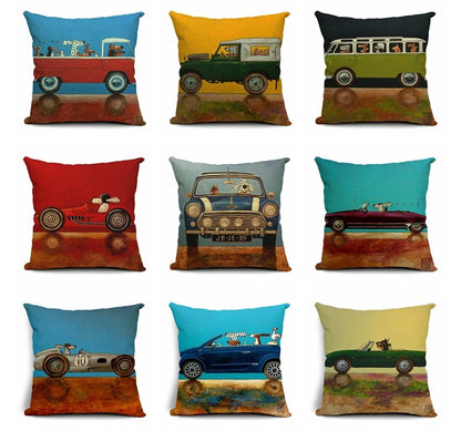 Wang Star Cartoon Dog Pillows – Soft & Fun Cushions