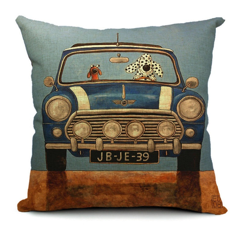 Wang Star Cartoon Dog Pillows – Soft & Fun Cushions