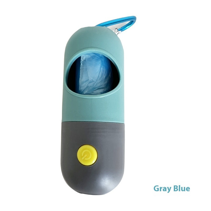 Nighttime Walks Made Easy with LED Pet Waste Bag Holder