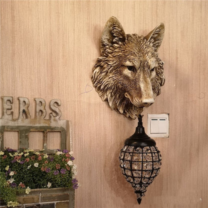 Vintage Resin Wall Lamp – Ideal for Restaurants and B&Bs