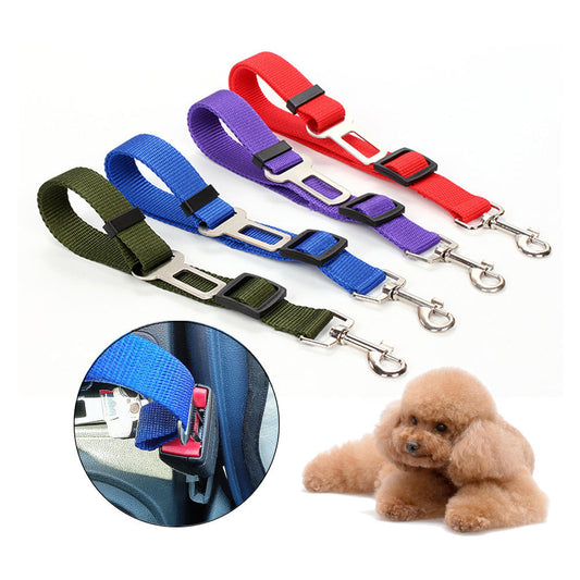 Durable Pet Seat Belt – Adjustable Leash for Cats & Dogs