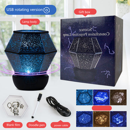 Magical Starry Sky Night Light Projector for Kids' Rooms