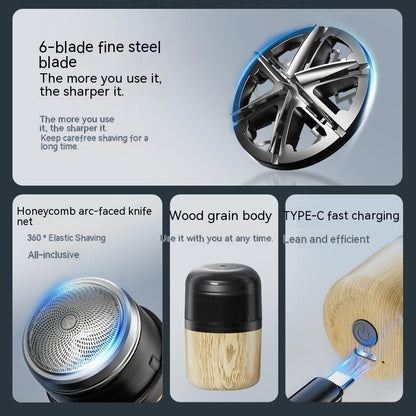 Portable Mini Electric Shaver – Rechargeable, Pocket-Sized & Travel-Friendly