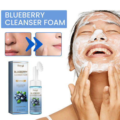 Blueberry Turmeric Cleansing Mousse for Bright, Fresh Skin