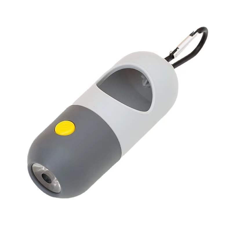 Nighttime Walks Made Easy with LED Pet Waste Bag Holder